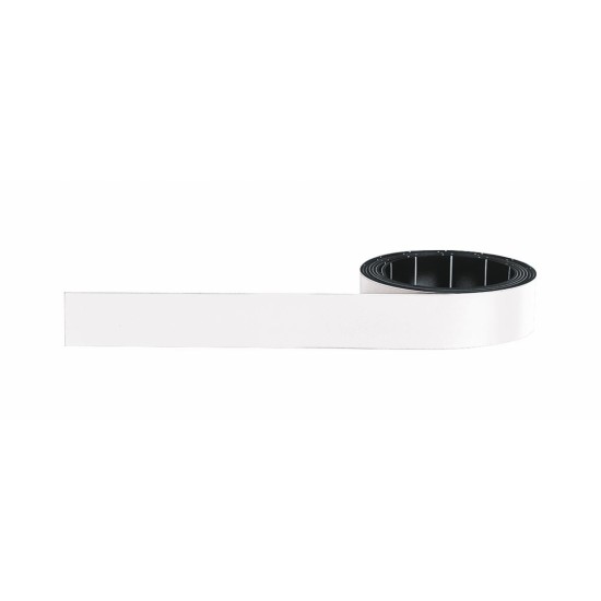 Banda magnetica MAGNETOPLAN alba 1000 x 15mm