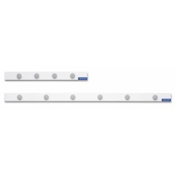 Banda magnetica MAGNETOPLAN alba cu 6 magneti, 1000 x 50 mm