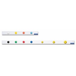 Banda magnetica MAGNETOPLAN alba, 1000x50 mm, 10 buc/set