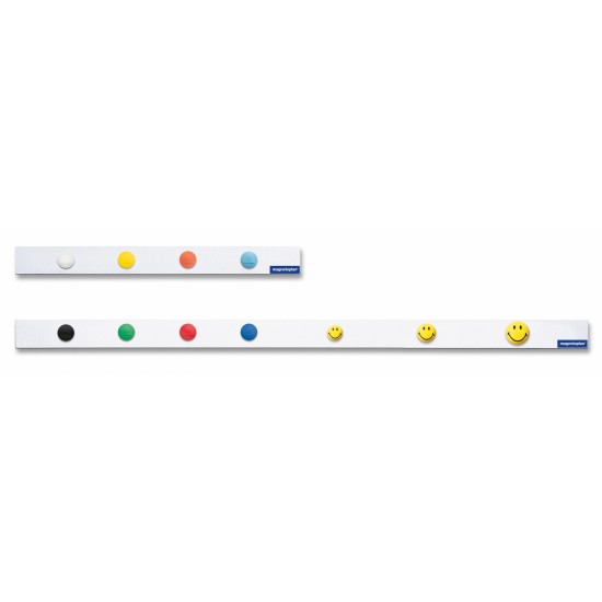 Banda magnetica MAGNETOPLAN alba, 1000x50 mm, 10 buc/set