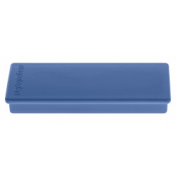 Magneti MAGNETOPLAN rectangulari 54x19x8mm, albastru 10 buc/set