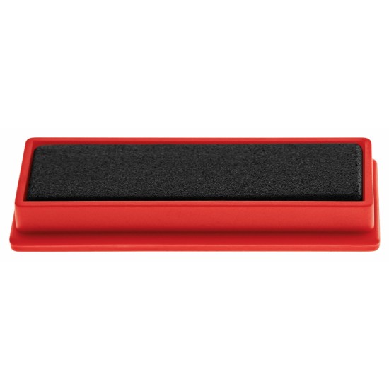 Magneti MAGNETOPLAN rectangulari 54x19x8mm, rosu 10 buc/set