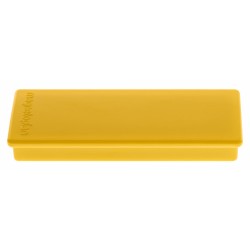 Magneti MAGNETOPLAN rectangulari 54x19x8mm, galben 10 buc/set