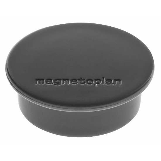 Magneti MAGNETOPLAN Discofix COLOR Ã˜ 40 mm, negru 10 buc/set
