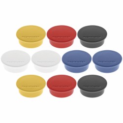 Magneti MAGNETOPLAN Discofix COLOR Ã˜ 40 mm, gri 10 buc/set