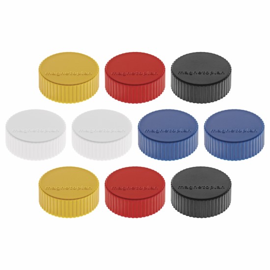 Magneti MAGNETOPLAN Discofix MAGNUM  34 mm, alb 10 buc/set