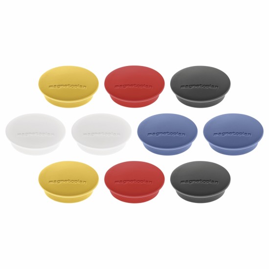 Magneti MAGNETOPLAN Discofix JUNIOR  34 mm, negru 10 buc/set