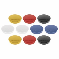Magneti MAGNETOPLAN Discofix STANDARD 30 mm, rosu 10 buc/set