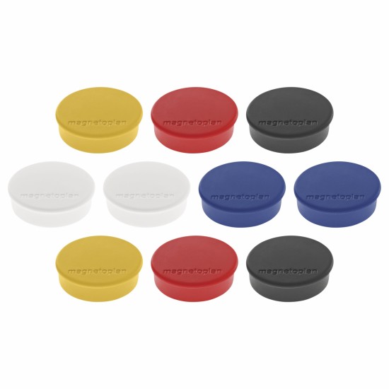 Magneti MAGNETOPLAN Discofix HOBBY 25 mm, albastru 10 buc/set