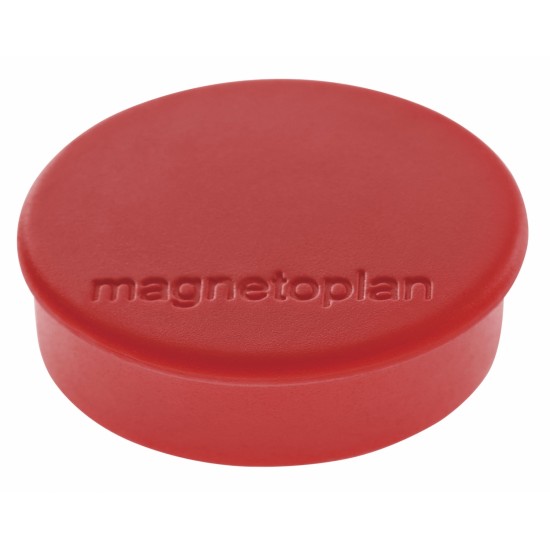 Magneti MAGNETOPLAN Discofix HOBBY  25 mm, rosu 10 buc/set