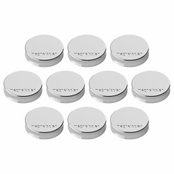 Magneti MAGNETOPLAN ERGO Medium 30 x 8 mm, silver 10 buc/set