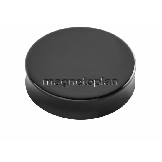 Magneti MAGNETOPLAN ERGO Medium  30 x 8 mm, negru 10 buc/set