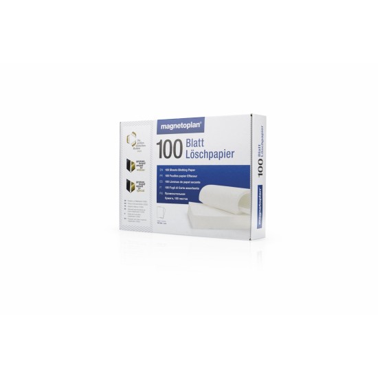 Rezerva servetele MAGNETOPLAN pt burete whiteboard - 100 buc/set