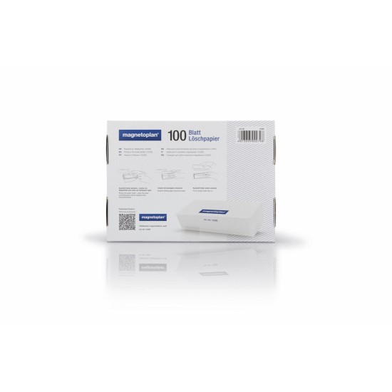 Rezerva servetele MAGNETOPLAN pt burete whiteboard - 100 buc/set