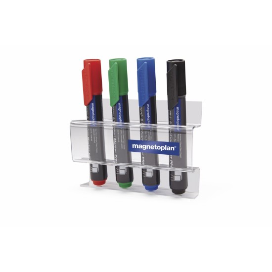 Suport magnetic MAGNETOPLAN pentru 4 markere - acrilic