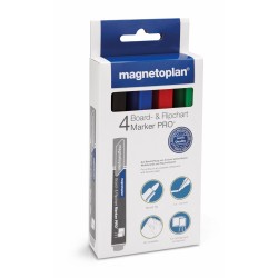 Marker whiteboard MAGNETOPLAN - set 4 culori asortate