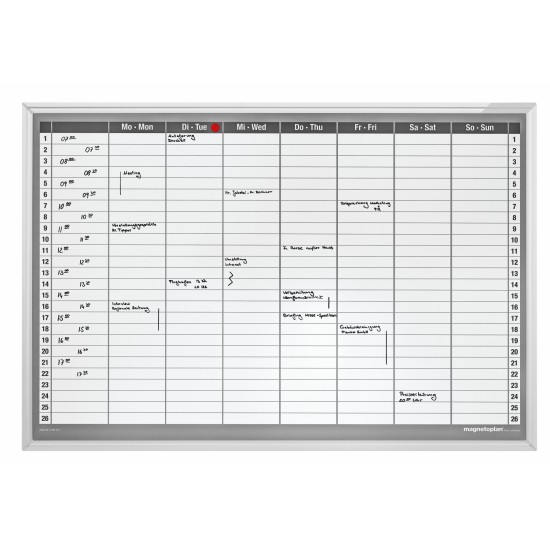 Planner MAGNETOPLAN saptamanal  920 x 625 mm