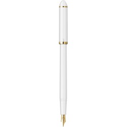 Stilou Caligrafic Fude de Mannen Pearl White GT 40º Nib
