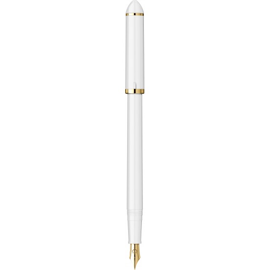 Stilou Caligrafic Fude de Mannen Pearl White GT 40º Nib