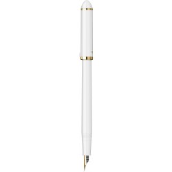 Stilou Caligrafic Fude de Mannen Pearl White GT 40º Nib
