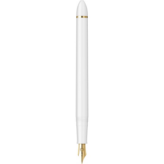 Stilou Caligrafic Fude de Mannen Pearl White GT 40º Nib