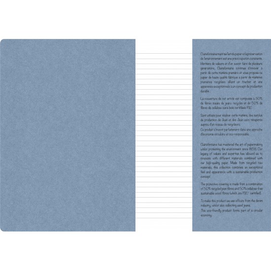 Caiet A4 Jeans Bleu