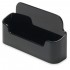 Suport carti de vizita DEFLECT-O negru, 96x45x20 mm