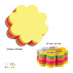 POST-IT FLOARE 250FILE 5 CULORI