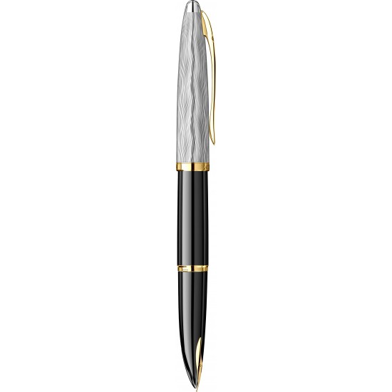 SE DeLuxe Reflets De Paris Black GT Stilou 18k Nib
