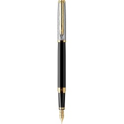 SE DeLuxe Reflets De Paris Black GT Stilou 18k Nib