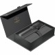 Cutie cadou cu etui piele negru Parker