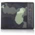 Portfeuille piele/canvas camuflaj