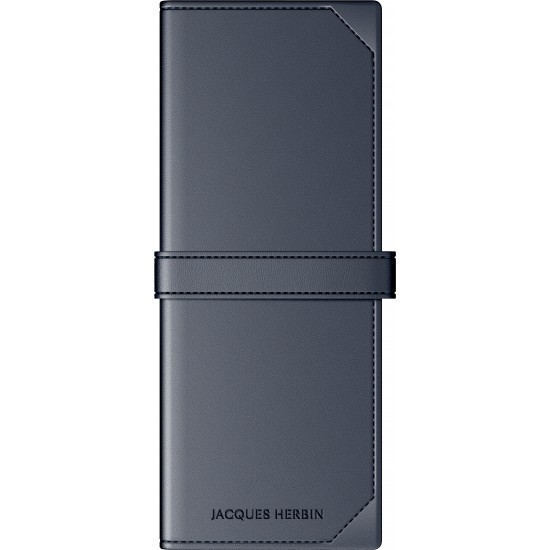 Etui Piele Collector's Navy blue - 2 Piese