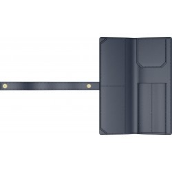 Etui Piele Collector's Navy blue - 2 Piese