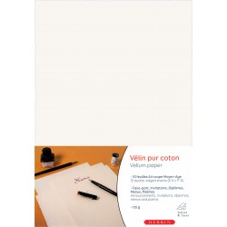 Hartie A4 velin cotton Ivory - set 10 coli