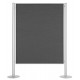 Panou prezentare MAGNETOPLAN fix, 1200x1500 mm, dubla fata gri (include 2 picioare)