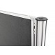 Panou prezentare MAGNETOPLAN fix, 1200x1500 mm, dubla fata gri (include 2 picioare)