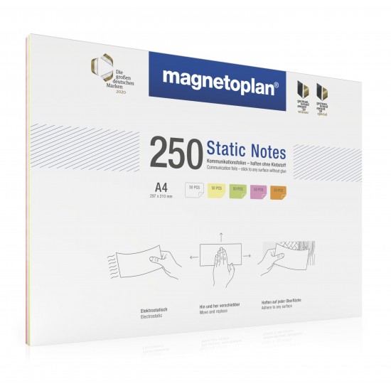 Static Notes A4 250 file 5 culori