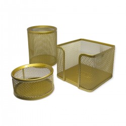 Set 3 piese mesh color art.505 - GOLD