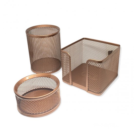 Set 3 piese mesh color art.505 - ROSE GOLD