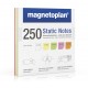 Static Notes 100x100mm 250 file Magnetoplan