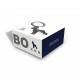 Breloc caine Boxer, ambalat in cutie, negru, Metalmorphose Breloc caine Boxer, ambalat in cutie, negru, Metalmorphose