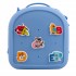 Rucsac gradinita cu charms, albastru