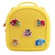 Rucsac gradinita cu charms, galben