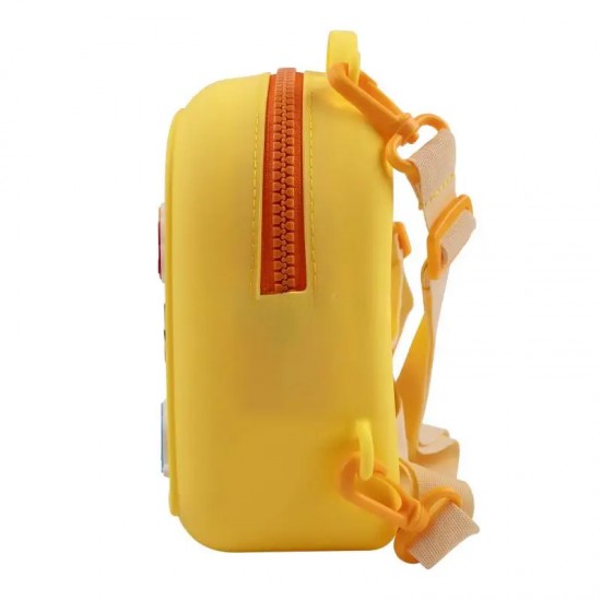 Rucsac gradinita cu charms, galben