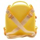 Rucsac gradinita cu charms, galben