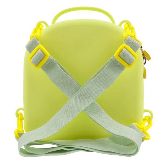 Rucsac gradinita cu charms, verde deschis