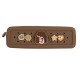 Penar cu charms, maro