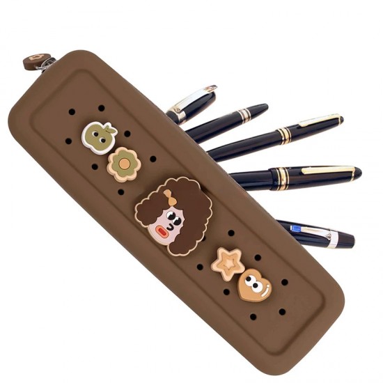 Penar cu charms, maro