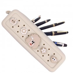 Penar cu charms, alb-crem